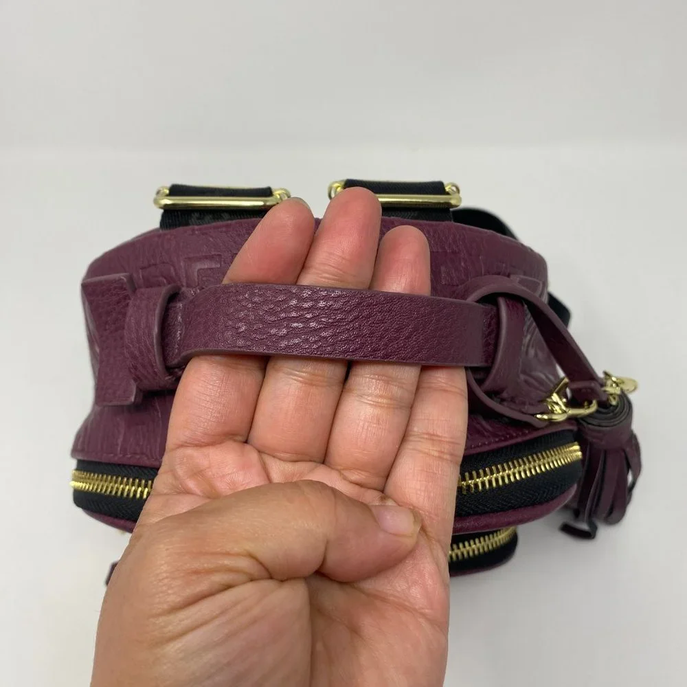Steve Madden burgundy backpack